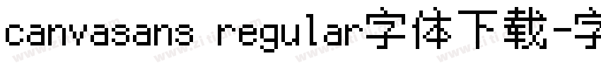 canvasans regular字体下载字体转换